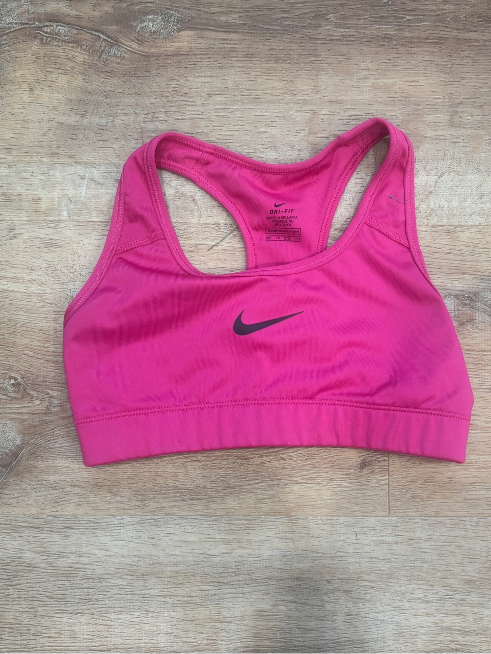 Nike Hot Pink Dri-FIT Racerback Sports Bra